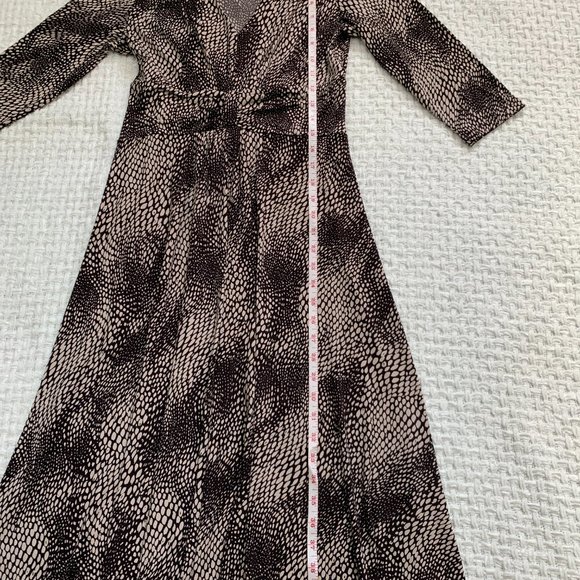 NWOT Marks & Spencer Animal Print Midi Dress US 6 - Picture 4 of 8